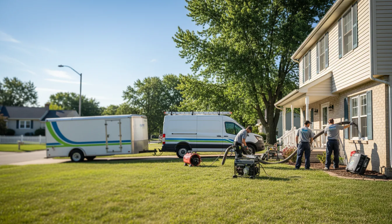 Flooded Basement Restoration And Cleanup With Repair in Tampico, IL near me